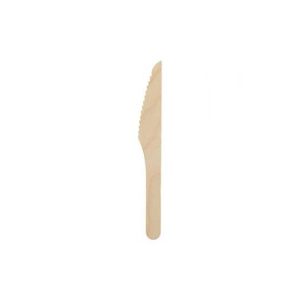 Facas Madeira 16,5cm 100un