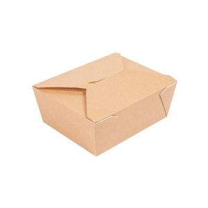 Caixa Cartolina Kraft 15,2x12,1x6,5cm 1350ml THEPACK 50un