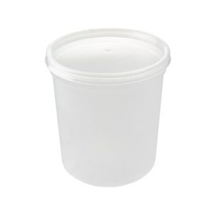 Embalagem Redonda Alimentar 1000ml PP c/Tampa 25un