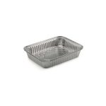 Embalagem Alimentar Alumínio 1125ml Retangular c/Tampa 100un