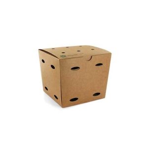 Caixa Cartolina Kraft 14x14,5x14,5cm Batatas Fritas 2500ml