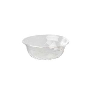 Saladeiras 950ml PLA Redondo Transparente 50un