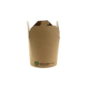 Caixa Cartolina Kraft 09,6x10x8,8cm (Massas) 760ml 25un