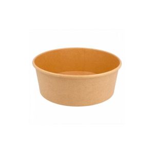 Saladeiras 1300ml Cartão Redondo Ø18cm Cor Kraft 50un