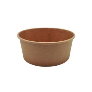 Saladeiras 700ml Cartão Redondo Ø150mm Cor Kraft 50un
