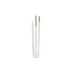 Palhinhas 20cmx6mm Papel Kraft (Emb Individual) 100un