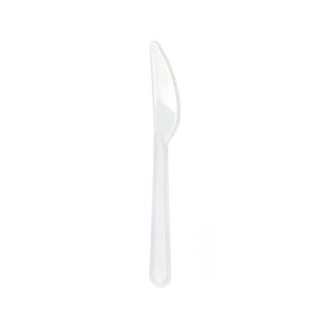 Facas PS Reutilizáveis 18cm Transparente 50un