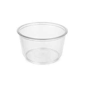 Tigelas 475ml Plástico PP Transparente 50un