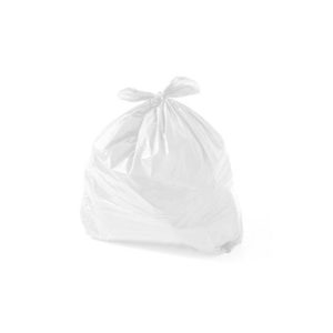 Sacos Lixo 030L 55x60cm c/Fecho 14my Branco 15un
