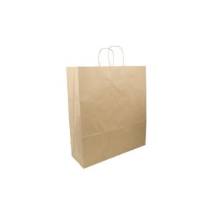 Saco 42x16x48cm Papel 115g c/Asas Kraft 1un