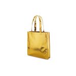 Saco de Compras Non-Woven Dourado Laminado