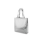 Saco de Compras Non-Woven Prateado Laminado