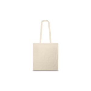 Saco de Compras 100% Algodão Alças Compridas 140g Cru