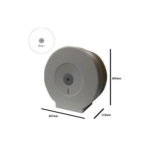 Dispensador Papel Higiénico Jumbo PW-5003 Cinza