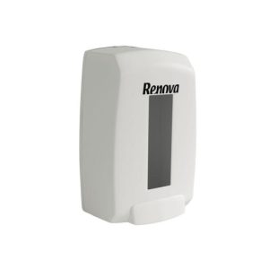 Saboneteira Enchimento Plástico Vintage Branco RENOVA 1L