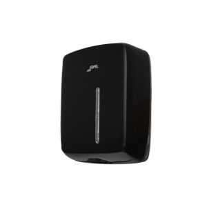 Dispensador Toalhas Mão Zig-Zag Preto Mate