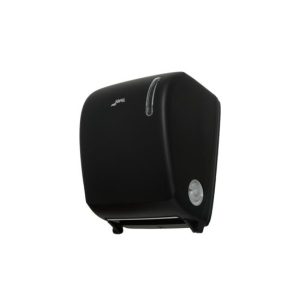 Dispensador Toalhas Rolo c/Auto-Corte Preto Mate