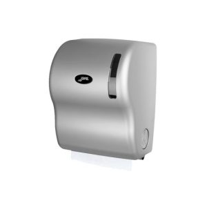Dispensador Toalhas Rolo c/Auto-Corte Prata