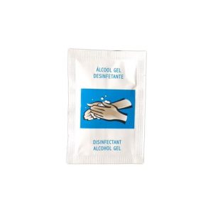Saqueta Gel Desinfetante 3ml  Cx 500un