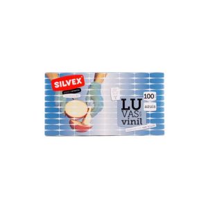 Luvas Vinil Tamanho M s/ Pó 100un