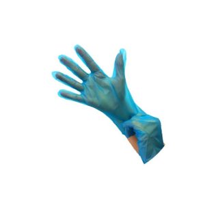Luvas Polymer Tamanho L s/ Pó Azul 200un