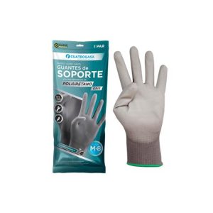 Luvas Poliuretano Tamanho 10 (XL) Cinzentas (Par)