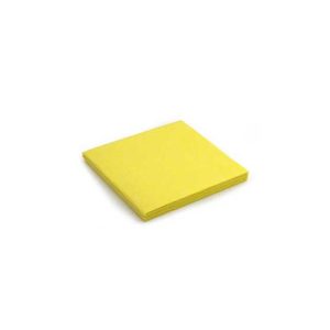 Pano 40x38cm Multiusos Suave Amarelo Pack 3un