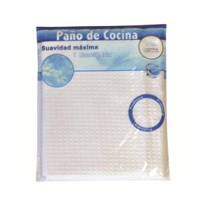 Pano Microfibra 50x50cm Cozinha Branco 1un
