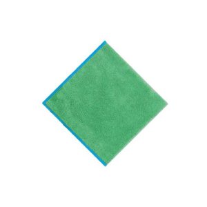 Pano Microfibra 40x40cm 300g Terry Verde Pack 5un