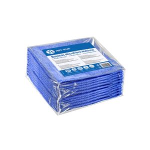 Pano Microfibra 30x40cm 280g Terry Azul Pack 10un