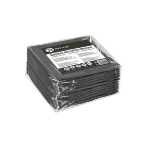Pano Microfibra 30x40cm 280g Terry Preto Pack 10un