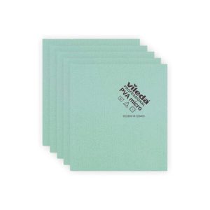 Pano Microfibra PVAmicro 38x35cm Vileda Prof Verde Pack 5un
