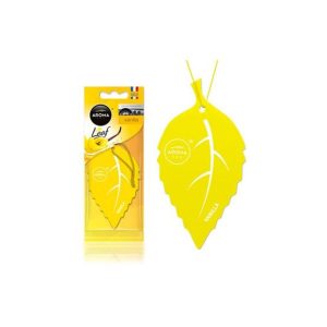 Ambientador Carro Aroma Car Leaf Vanilla