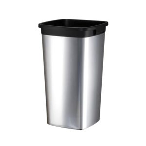 Contentor 60L Plástico Quadrado Iris Cor Metálico sem Tampa