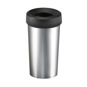 Contentor 50L Plástico Redondo Iris Cor Metálico com Tampa