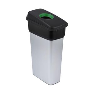 Contentor 70L Cinza/Preto Neo Ecosort com Tampa Verde