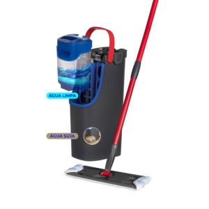 Balde e Mopa H2Pro Sistema Duplo de Água Vileda