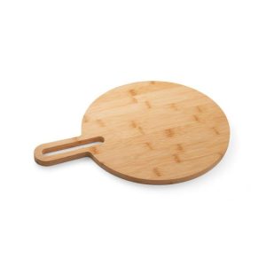 Tábua de Cozinha Redonda Bambu 408x310x12mm