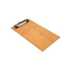 Porta Menus 13x24,5x0,4cm c/Clip Bambu 1un