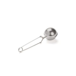 Infusor de Chá Bola Perfurada com Pinça Aço Inoxidável