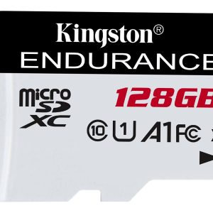 Kingston High Endurance - Cartão de memória flash - 128 GB - A1 / UHS-I U1 / Class10 - microSDXC UHS-I