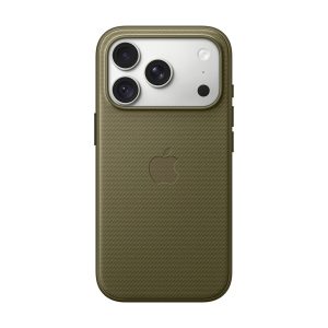 Apple - Cobertura protectora para telemóvel - compatibilidade MagSafe - TechWoven - azeitona - para iPhone 18 Pro