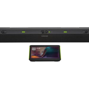 Shure IntelliMix Pro Kit - Barra de videoconferência tudo-em-um (barra de vídeo, painel tátil IMXTP10, injetor PoE) - preto - power adapter included