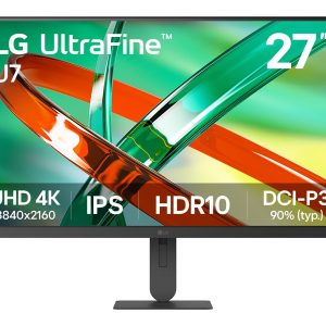 LG UltraFine 27U710B-B - U7 Series - monitor LED - 27" - 3840 x 2160 4K UHD (2160p) @ 60 Hz - IPS - 300 cd/m² - 1000:1 - HDR10 - 5 ms - HDMI, DisplayPort