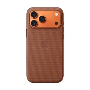 Apple - Cobertura protectora para telemóvel - compatibilidade MagSafe - TechWoven - sienna - para iPhone 17 Pro Max