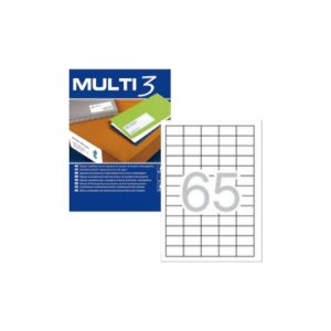 Etiquetas 038x021,2mm 100Fls A4 Multi3 6500un