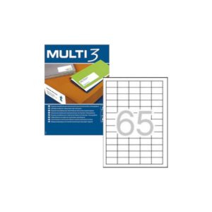Etiquetas 038x021,2mm 500Fls A4 Multi3 32500un