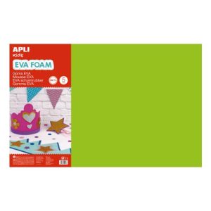 Placa de Cor Musgami Verde Claro 40x60cm 2mm 5Fls