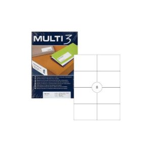 Etiquetas 105x074mm 100Fls A4 Multi3 800un