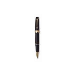 Esferografica Rollerball Aurora Optima Cromado - Preto